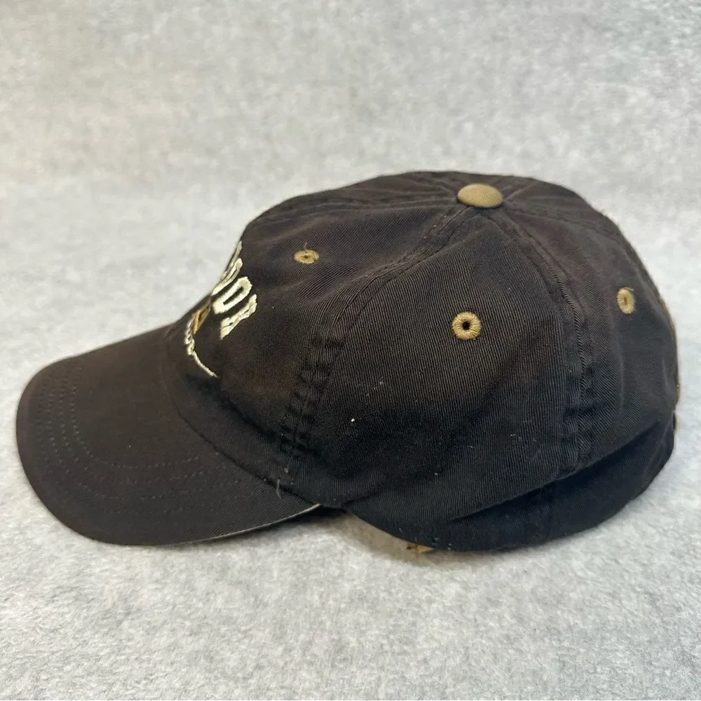 Pine Brook Country Club Hat Adult OSFA Black Strapback Golf Casual Imperial‎